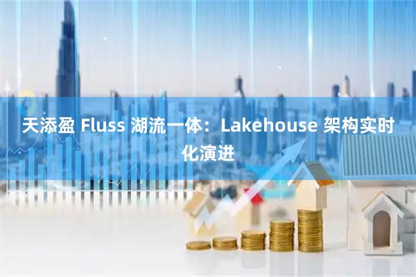 天添盈 Fluss 湖流一体：Lakehouse 架构实时化演进